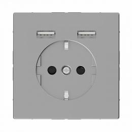 Изображение продукта Розетка компьютерная USBx2 Schneider Electric Merten D-Life 